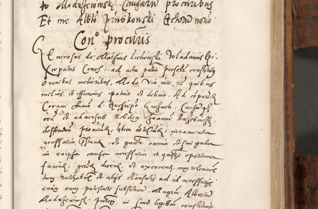 Zdjęcie nr 478 dla obiektu archiwalnego: Volumen unicum actorum episcopalium R. D. Andreae Zebrzydowski, episcopi Cracoviensis ducis Severiae ab a. D. 1551 usque ad annum 1560 mensem majum inclusive, quorum index ad finem praesentis voluminis adnotatus.