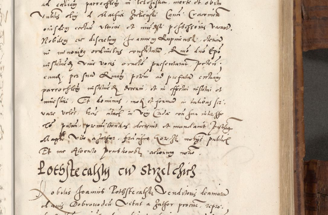 Zdjęcie nr 474 dla obiektu archiwalnego: Volumen unicum actorum episcopalium R. D. Andreae Zebrzydowski, episcopi Cracoviensis ducis Severiae ab a. D. 1551 usque ad annum 1560 mensem majum inclusive, quorum index ad finem praesentis voluminis adnotatus.