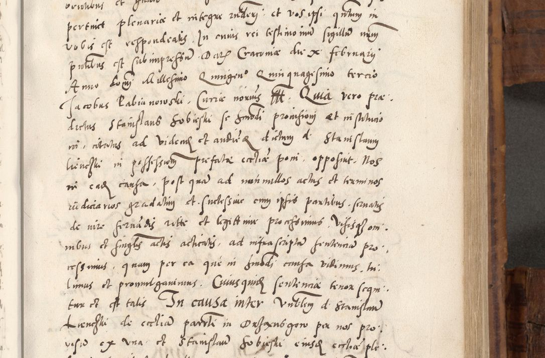 Zdjęcie nr 468 dla obiektu archiwalnego: Volumen unicum actorum episcopalium R. D. Andreae Zebrzydowski, episcopi Cracoviensis ducis Severiae ab a. D. 1551 usque ad annum 1560 mensem majum inclusive, quorum index ad finem praesentis voluminis adnotatus.