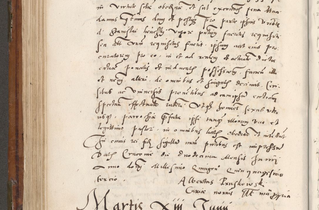 Zdjęcie nr 469 dla obiektu archiwalnego: Volumen unicum actorum episcopalium R. D. Andreae Zebrzydowski, episcopi Cracoviensis ducis Severiae ab a. D. 1551 usque ad annum 1560 mensem majum inclusive, quorum index ad finem praesentis voluminis adnotatus.