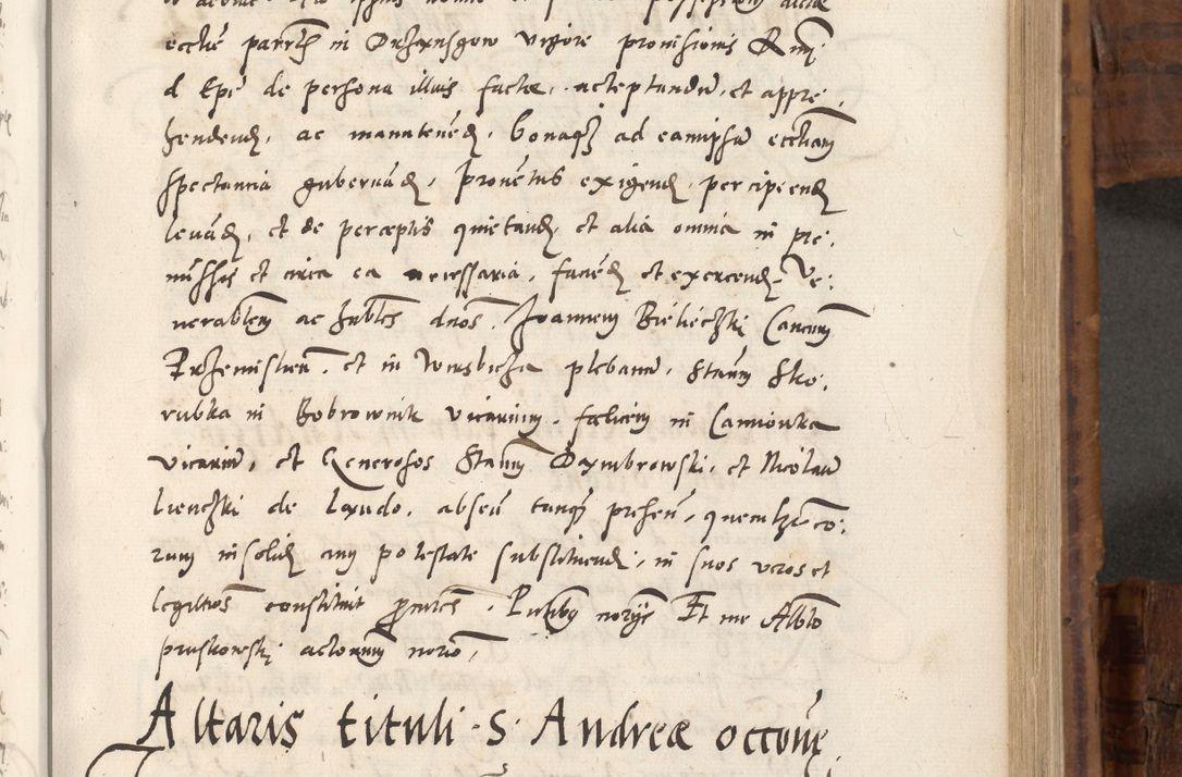 Zdjęcie nr 464 dla obiektu archiwalnego: Volumen unicum actorum episcopalium R. D. Andreae Zebrzydowski, episcopi Cracoviensis ducis Severiae ab a. D. 1551 usque ad annum 1560 mensem majum inclusive, quorum index ad finem praesentis voluminis adnotatus.