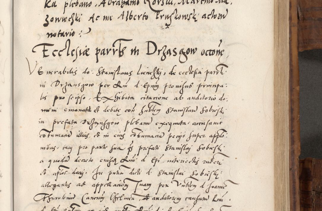 Zdjęcie nr 462 dla obiektu archiwalnego: Volumen unicum actorum episcopalium R. D. Andreae Zebrzydowski, episcopi Cracoviensis ducis Severiae ab a. D. 1551 usque ad annum 1560 mensem majum inclusive, quorum index ad finem praesentis voluminis adnotatus.