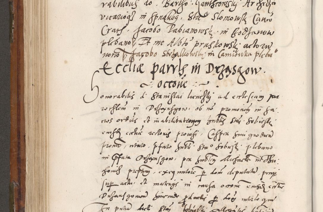 Zdjęcie nr 457 dla obiektu archiwalnego: Volumen unicum actorum episcopalium R. D. Andreae Zebrzydowski, episcopi Cracoviensis ducis Severiae ab a. D. 1551 usque ad annum 1560 mensem majum inclusive, quorum index ad finem praesentis voluminis adnotatus.