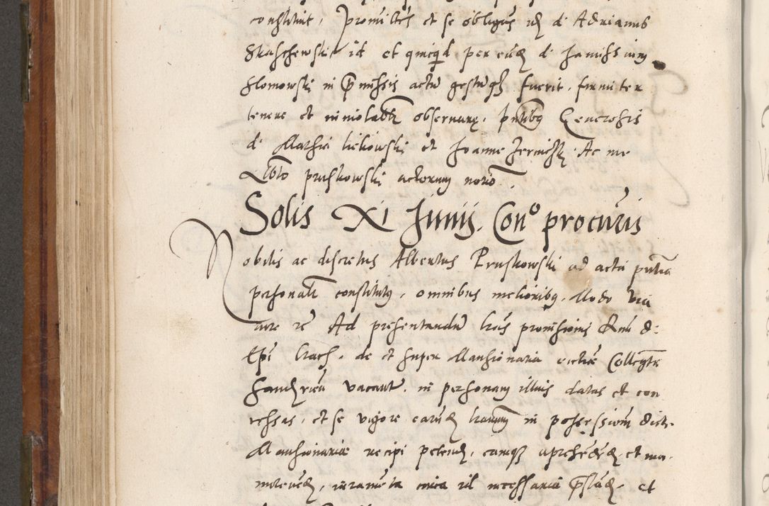 Zdjęcie nr 461 dla obiektu archiwalnego: Volumen unicum actorum episcopalium R. D. Andreae Zebrzydowski, episcopi Cracoviensis ducis Severiae ab a. D. 1551 usque ad annum 1560 mensem majum inclusive, quorum index ad finem praesentis voluminis adnotatus.