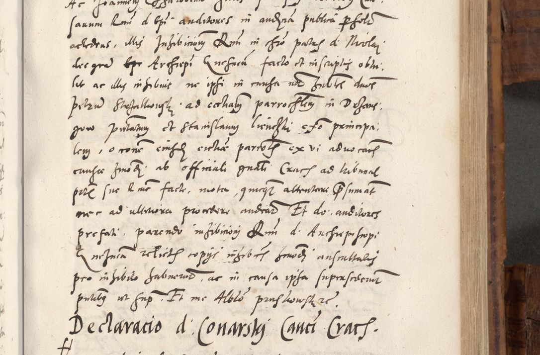 Zdjęcie nr 452 dla obiektu archiwalnego: Volumen unicum actorum episcopalium R. D. Andreae Zebrzydowski, episcopi Cracoviensis ducis Severiae ab a. D. 1551 usque ad annum 1560 mensem majum inclusive, quorum index ad finem praesentis voluminis adnotatus.