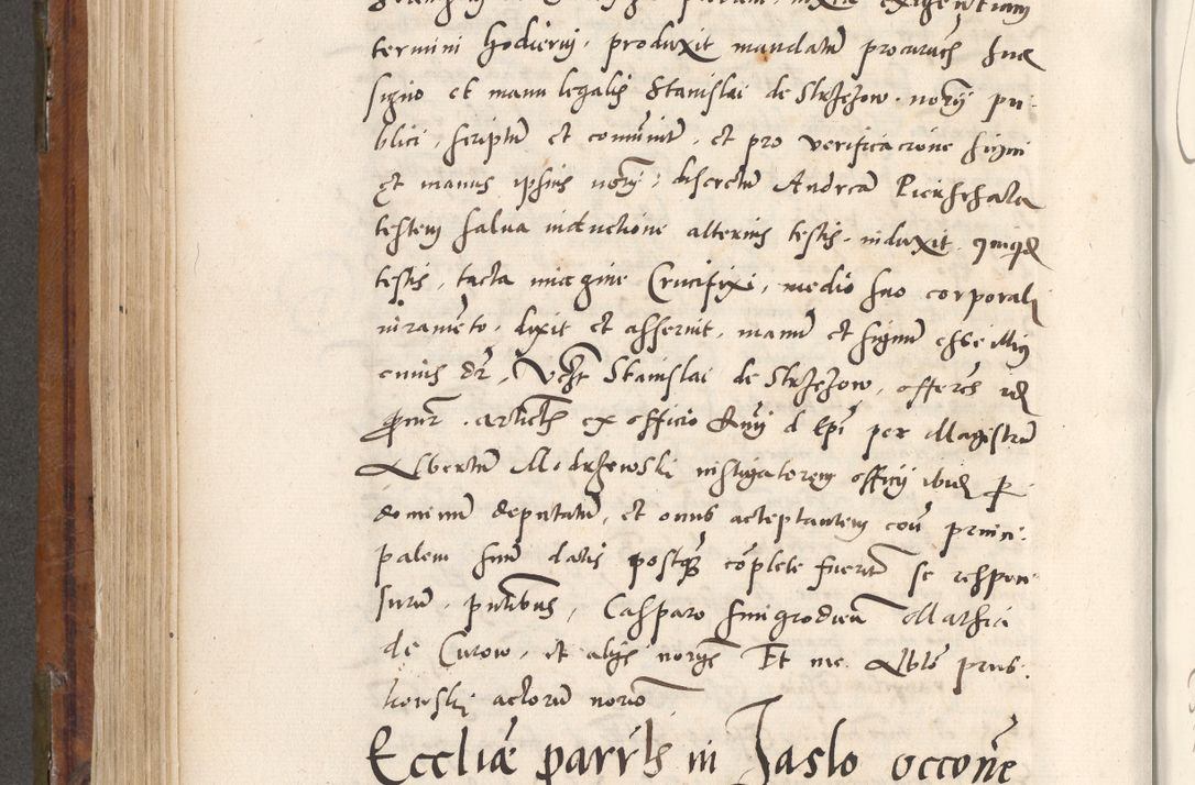 Zdjęcie nr 455 dla obiektu archiwalnego: Volumen unicum actorum episcopalium R. D. Andreae Zebrzydowski, episcopi Cracoviensis ducis Severiae ab a. D. 1551 usque ad annum 1560 mensem majum inclusive, quorum index ad finem praesentis voluminis adnotatus.