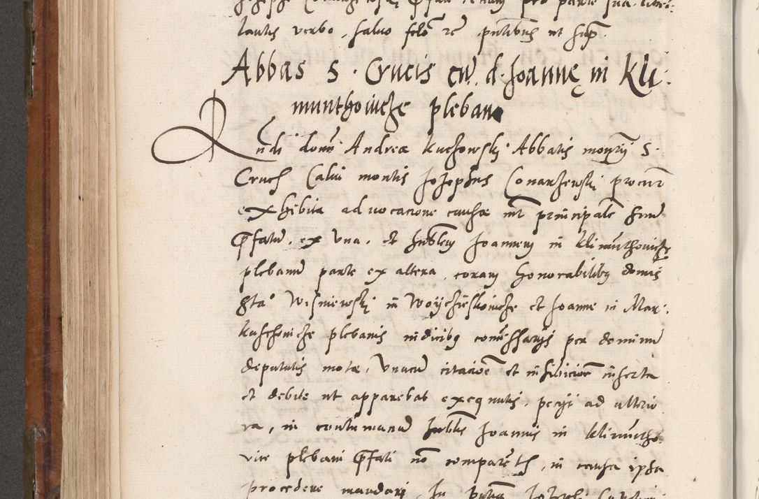 Zdjęcie nr 451 dla obiektu archiwalnego: Volumen unicum actorum episcopalium R. D. Andreae Zebrzydowski, episcopi Cracoviensis ducis Severiae ab a. D. 1551 usque ad annum 1560 mensem majum inclusive, quorum index ad finem praesentis voluminis adnotatus.