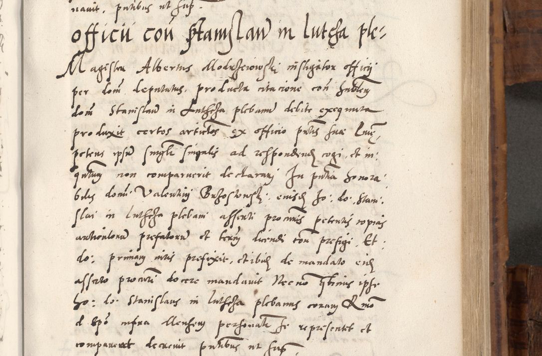 Zdjęcie nr 450 dla obiektu archiwalnego: Volumen unicum actorum episcopalium R. D. Andreae Zebrzydowski, episcopi Cracoviensis ducis Severiae ab a. D. 1551 usque ad annum 1560 mensem majum inclusive, quorum index ad finem praesentis voluminis adnotatus.