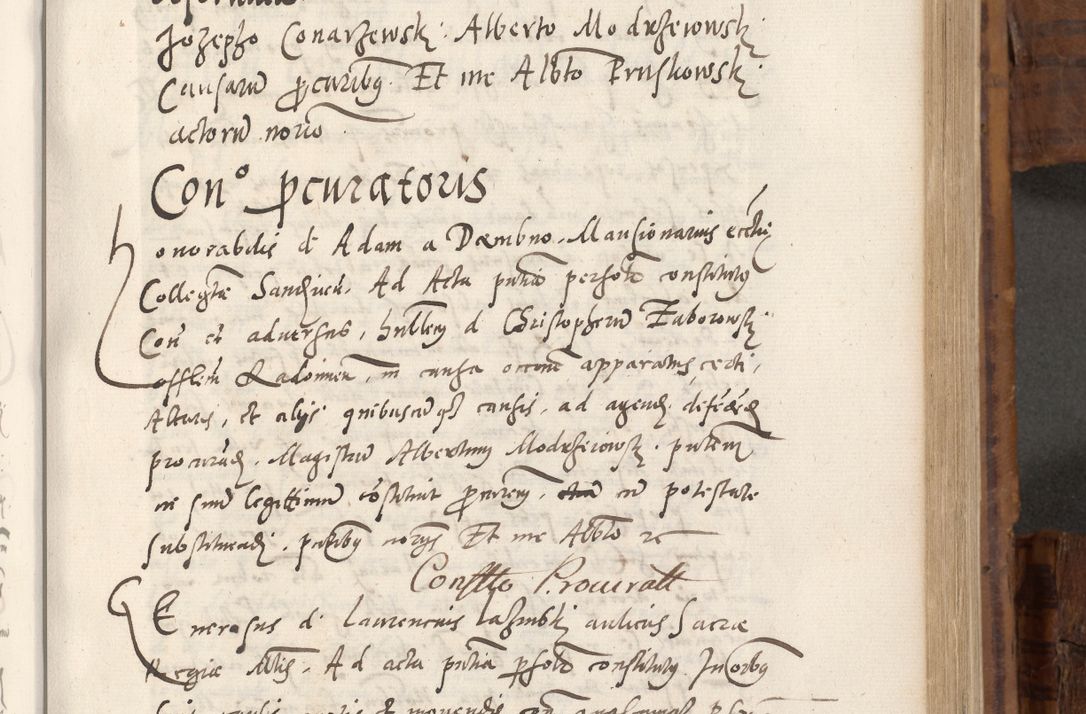 Zdjęcie nr 448 dla obiektu archiwalnego: Volumen unicum actorum episcopalium R. D. Andreae Zebrzydowski, episcopi Cracoviensis ducis Severiae ab a. D. 1551 usque ad annum 1560 mensem majum inclusive, quorum index ad finem praesentis voluminis adnotatus.