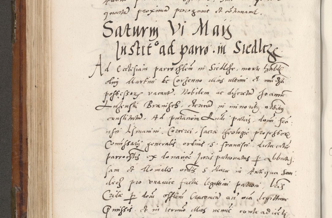 Zdjęcie nr 445 dla obiektu archiwalnego: Volumen unicum actorum episcopalium R. D. Andreae Zebrzydowski, episcopi Cracoviensis ducis Severiae ab a. D. 1551 usque ad annum 1560 mensem majum inclusive, quorum index ad finem praesentis voluminis adnotatus.