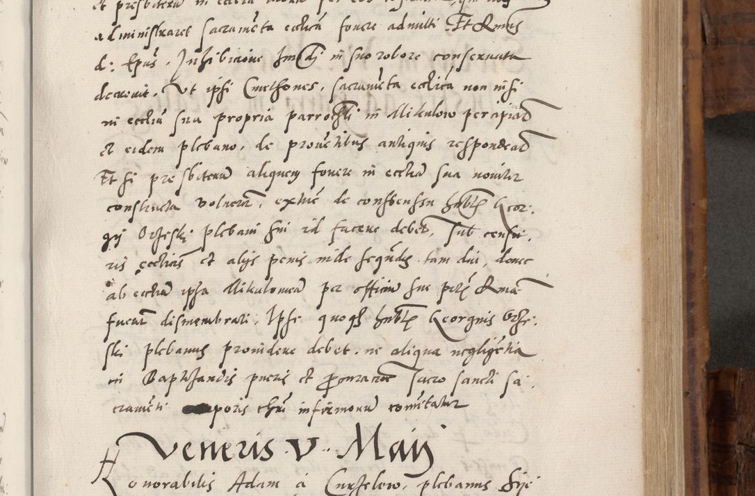 Zdjęcie nr 444 dla obiektu archiwalnego: Volumen unicum actorum episcopalium R. D. Andreae Zebrzydowski, episcopi Cracoviensis ducis Severiae ab a. D. 1551 usque ad annum 1560 mensem majum inclusive, quorum index ad finem praesentis voluminis adnotatus.