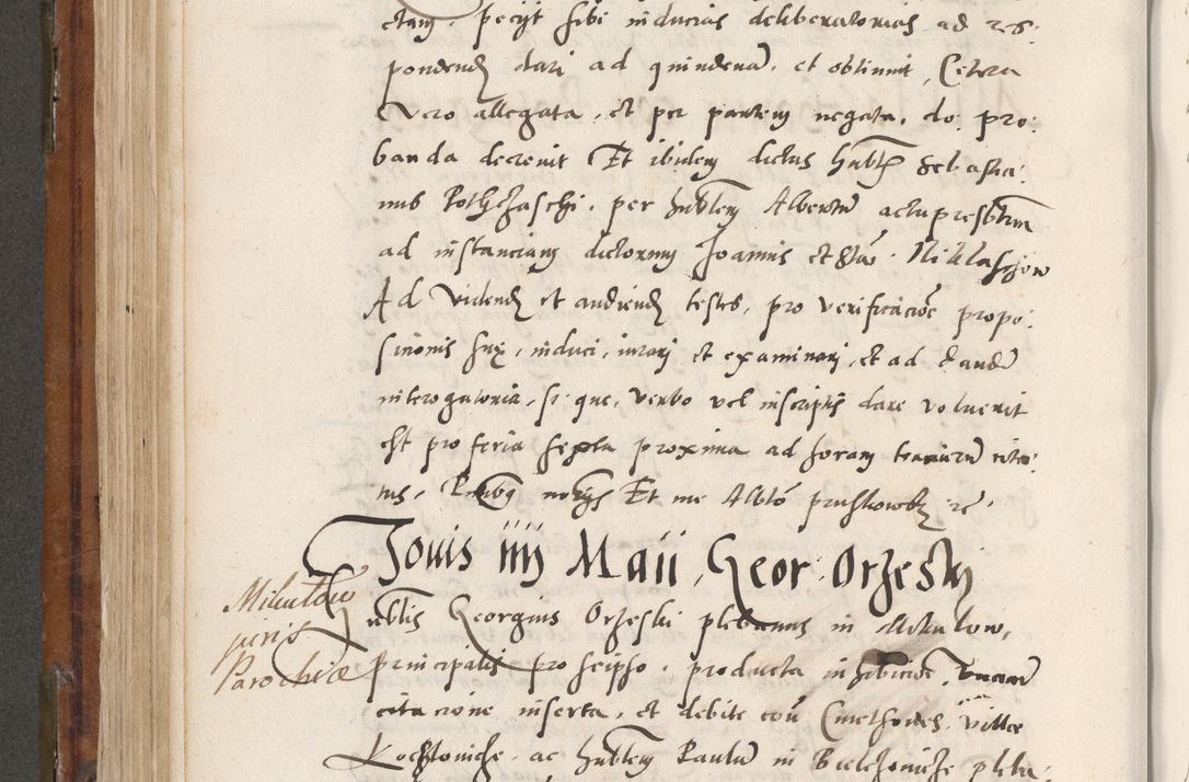 Zdjęcie nr 443 dla obiektu archiwalnego: Volumen unicum actorum episcopalium R. D. Andreae Zebrzydowski, episcopi Cracoviensis ducis Severiae ab a. D. 1551 usque ad annum 1560 mensem majum inclusive, quorum index ad finem praesentis voluminis adnotatus.