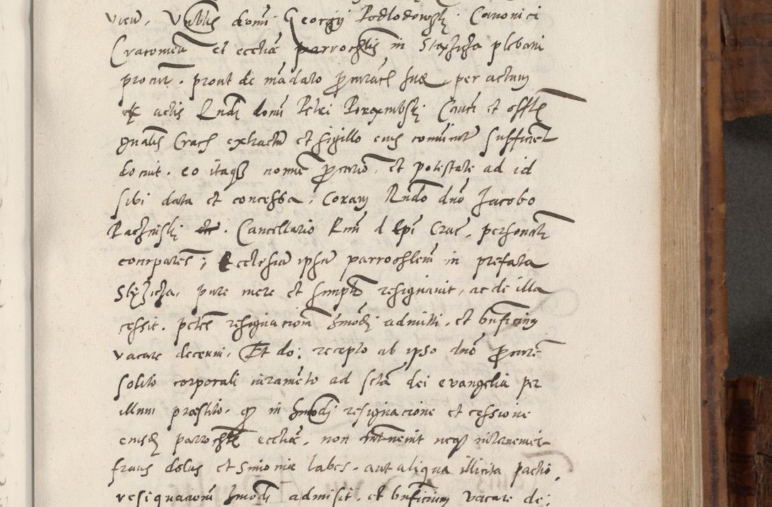 Zdjęcie nr 438 dla obiektu archiwalnego: Volumen unicum actorum episcopalium R. D. Andreae Zebrzydowski, episcopi Cracoviensis ducis Severiae ab a. D. 1551 usque ad annum 1560 mensem majum inclusive, quorum index ad finem praesentis voluminis adnotatus.