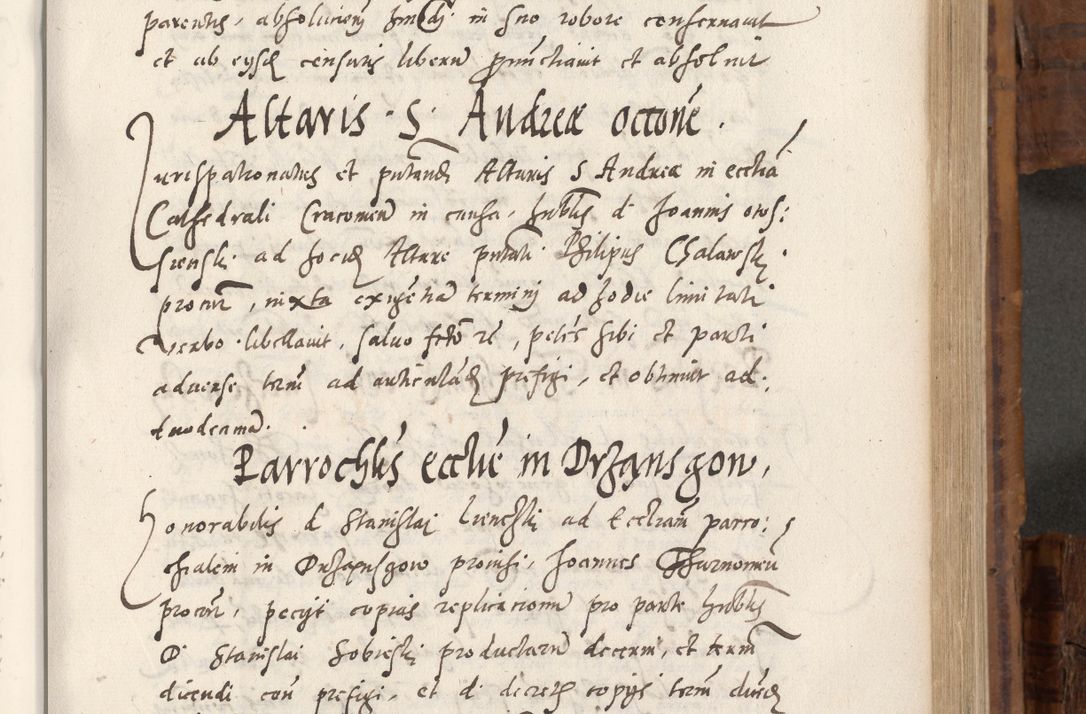 Zdjęcie nr 436 dla obiektu archiwalnego: Volumen unicum actorum episcopalium R. D. Andreae Zebrzydowski, episcopi Cracoviensis ducis Severiae ab a. D. 1551 usque ad annum 1560 mensem majum inclusive, quorum index ad finem praesentis voluminis adnotatus.