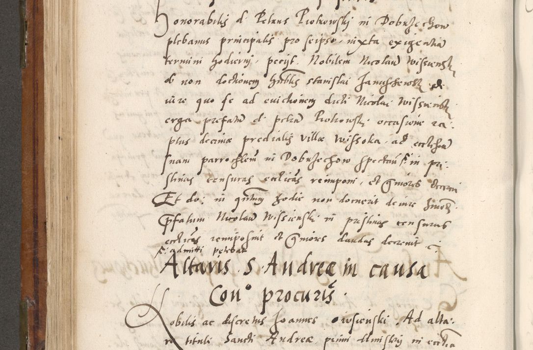 Zdjęcie nr 427 dla obiektu archiwalnego: Volumen unicum actorum episcopalium R. D. Andreae Zebrzydowski, episcopi Cracoviensis ducis Severiae ab a. D. 1551 usque ad annum 1560 mensem majum inclusive, quorum index ad finem praesentis voluminis adnotatus.
