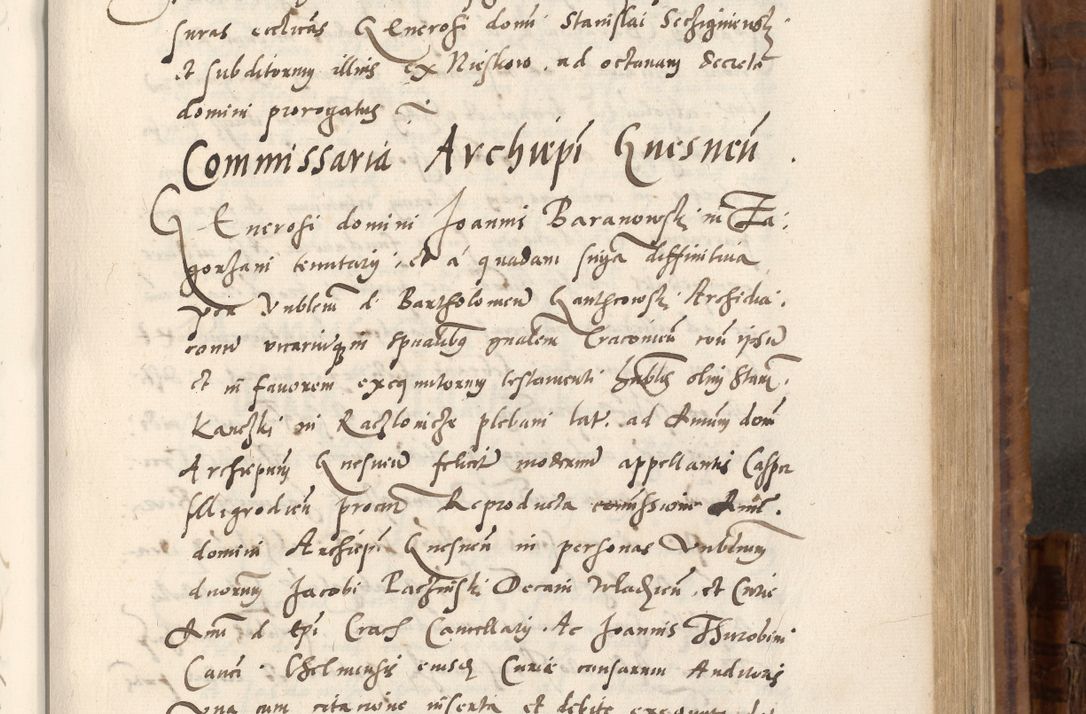 Zdjęcie nr 428 dla obiektu archiwalnego: Volumen unicum actorum episcopalium R. D. Andreae Zebrzydowski, episcopi Cracoviensis ducis Severiae ab a. D. 1551 usque ad annum 1560 mensem majum inclusive, quorum index ad finem praesentis voluminis adnotatus.