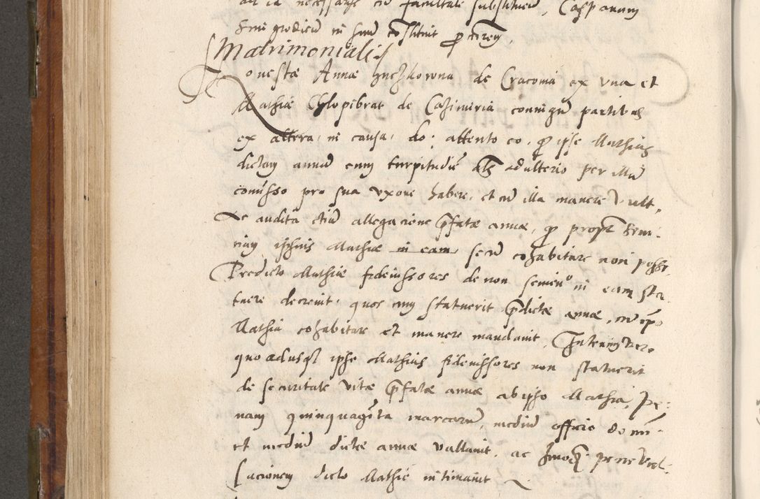 Zdjęcie nr 425 dla obiektu archiwalnego: Volumen unicum actorum episcopalium R. D. Andreae Zebrzydowski, episcopi Cracoviensis ducis Severiae ab a. D. 1551 usque ad annum 1560 mensem majum inclusive, quorum index ad finem praesentis voluminis adnotatus.