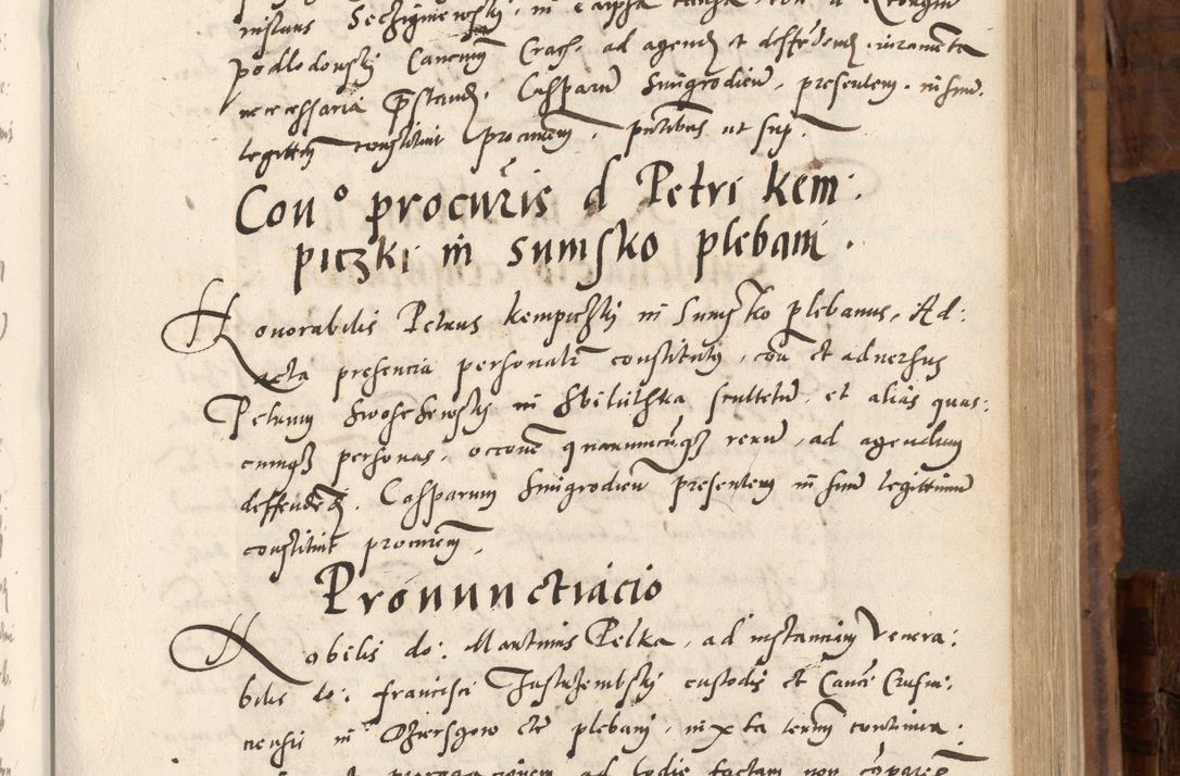 Zdjęcie nr 414 dla obiektu archiwalnego: Volumen unicum actorum episcopalium R. D. Andreae Zebrzydowski, episcopi Cracoviensis ducis Severiae ab a. D. 1551 usque ad annum 1560 mensem majum inclusive, quorum index ad finem praesentis voluminis adnotatus.