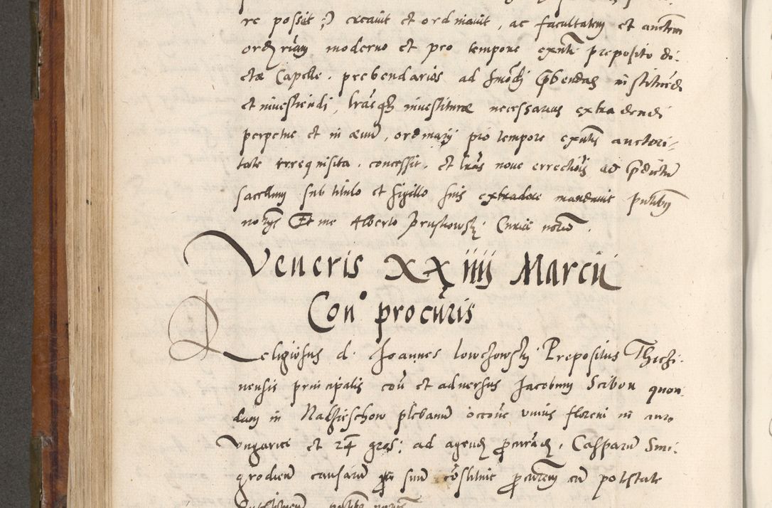 Zdjęcie nr 417 dla obiektu archiwalnego: Volumen unicum actorum episcopalium R. D. Andreae Zebrzydowski, episcopi Cracoviensis ducis Severiae ab a. D. 1551 usque ad annum 1560 mensem majum inclusive, quorum index ad finem praesentis voluminis adnotatus.