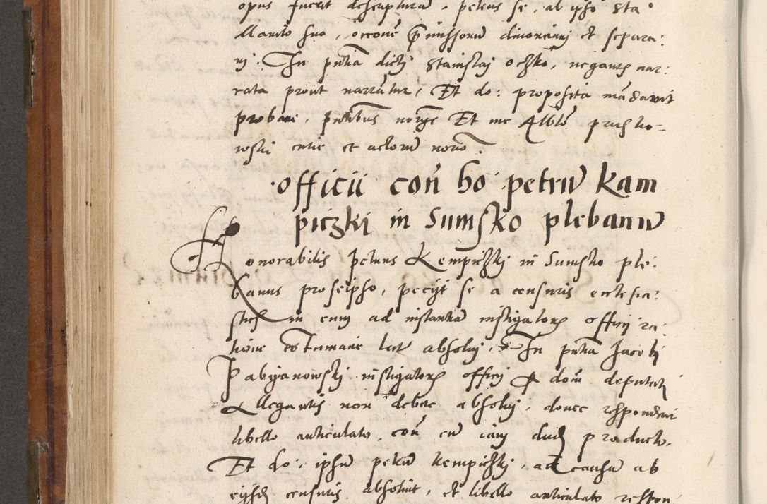 Zdjęcie nr 413 dla obiektu archiwalnego: Volumen unicum actorum episcopalium R. D. Andreae Zebrzydowski, episcopi Cracoviensis ducis Severiae ab a. D. 1551 usque ad annum 1560 mensem majum inclusive, quorum index ad finem praesentis voluminis adnotatus.