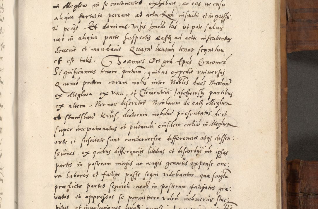 Zdjęcie nr 602 dla obiektu archiwalnego: Volumen unicum actorum episcopalium R. D. Andreae Zebrzydowski, episcopi Cracoviensis ducis Severiae ab a. D. 1551 usque ad annum 1560 mensem majum inclusive, quorum index ad finem praesentis voluminis adnotatus.
