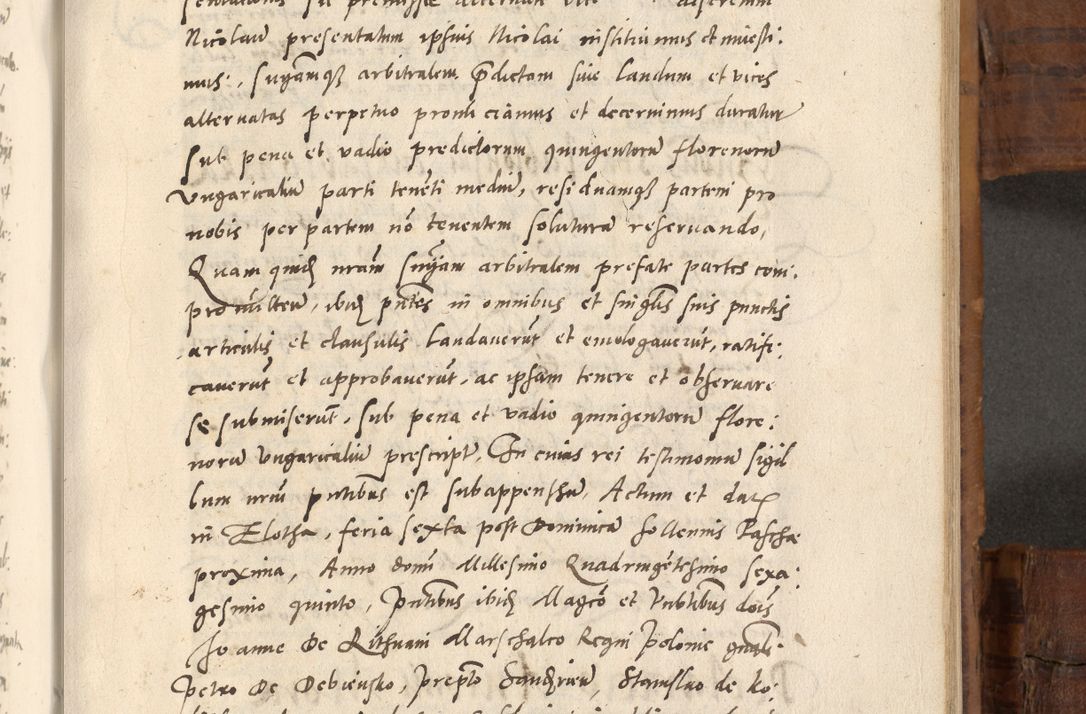 Zdjęcie nr 604 dla obiektu archiwalnego: Volumen unicum actorum episcopalium R. D. Andreae Zebrzydowski, episcopi Cracoviensis ducis Severiae ab a. D. 1551 usque ad annum 1560 mensem majum inclusive, quorum index ad finem praesentis voluminis adnotatus.