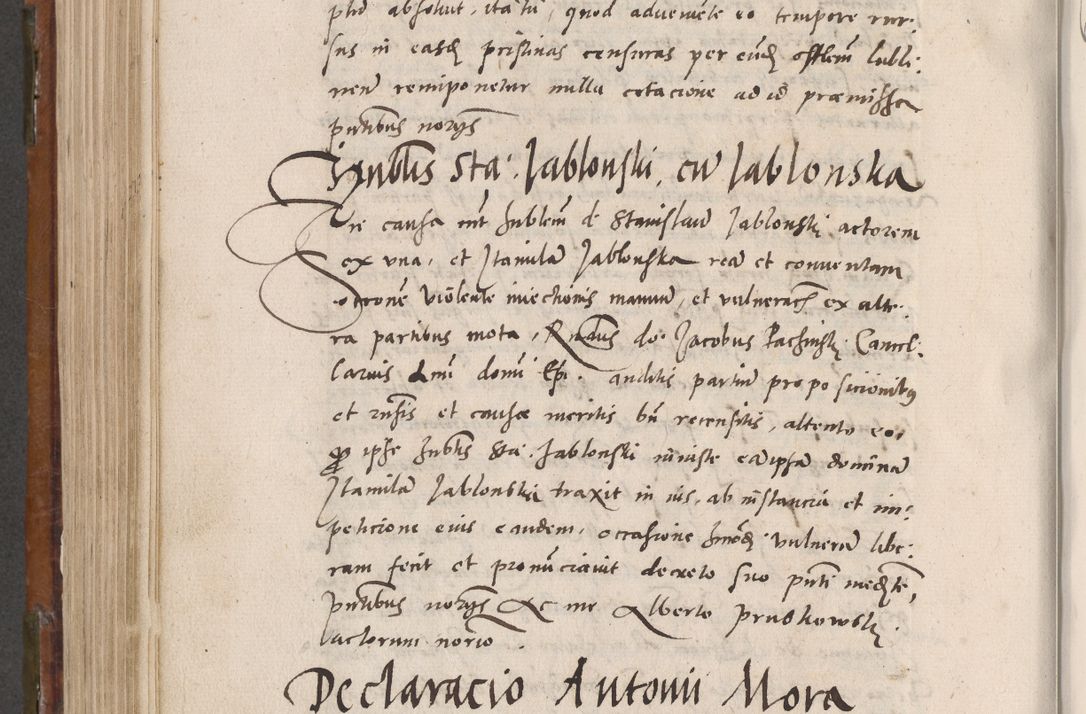 Zdjęcie nr 605 dla obiektu archiwalnego: Volumen unicum actorum episcopalium R. D. Andreae Zebrzydowski, episcopi Cracoviensis ducis Severiae ab a. D. 1551 usque ad annum 1560 mensem majum inclusive, quorum index ad finem praesentis voluminis adnotatus.