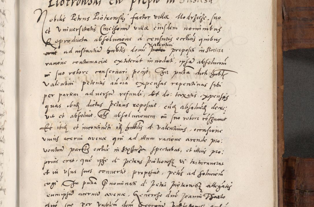 Zdjęcie nr 610 dla obiektu archiwalnego: Volumen unicum actorum episcopalium R. D. Andreae Zebrzydowski, episcopi Cracoviensis ducis Severiae ab a. D. 1551 usque ad annum 1560 mensem majum inclusive, quorum index ad finem praesentis voluminis adnotatus.