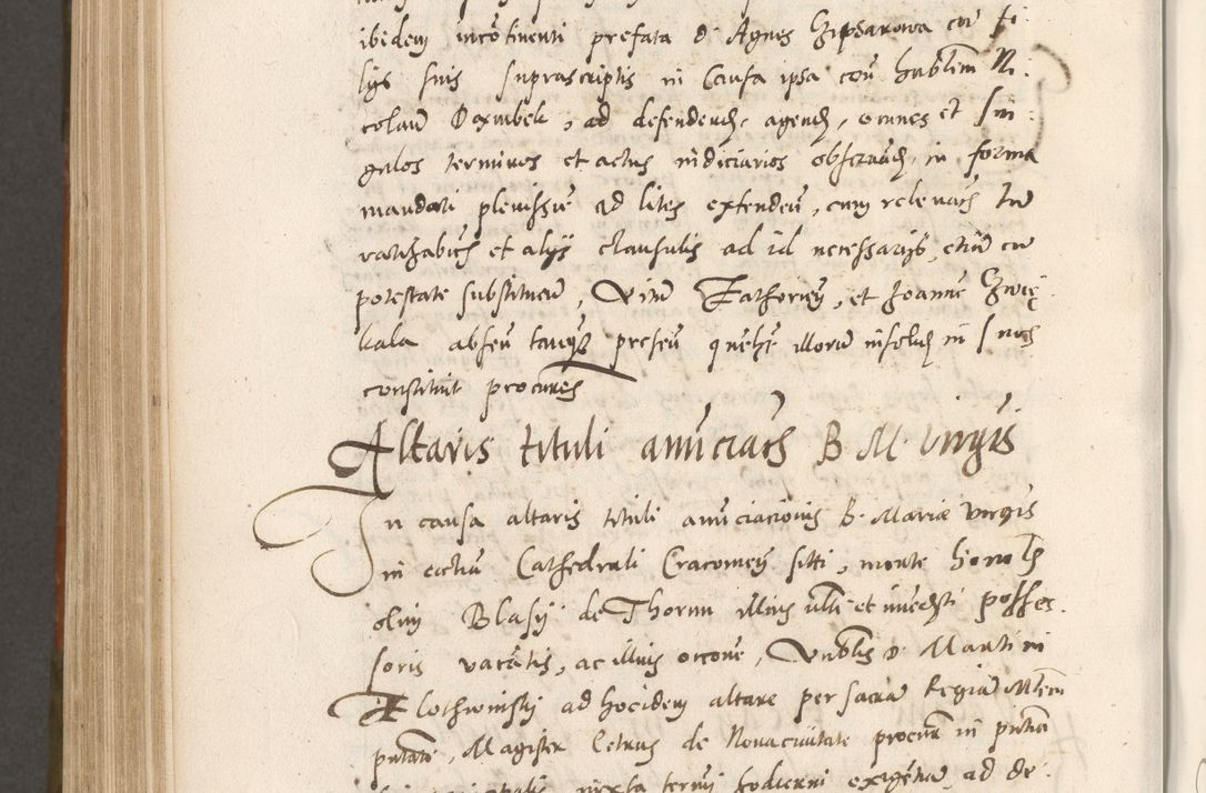 Zdjęcie nr 805 dla obiektu archiwalnego: Volumen unicum actorum episcopalium R. D. Andreae Zebrzydowski, episcopi Cracoviensis ducis Severiae ab a. D. 1551 usque ad annum 1560 mensem majum inclusive, quorum index ad finem praesentis voluminis adnotatus.