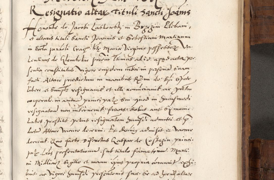 Zdjęcie nr 796 dla obiektu archiwalnego: Volumen unicum actorum episcopalium R. D. Andreae Zebrzydowski, episcopi Cracoviensis ducis Severiae ab a. D. 1551 usque ad annum 1560 mensem majum inclusive, quorum index ad finem praesentis voluminis adnotatus.