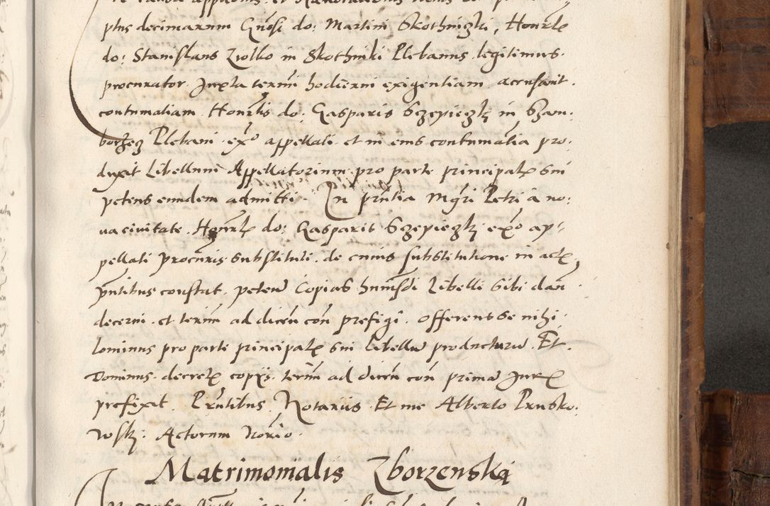 Zdjęcie nr 794 dla obiektu archiwalnego: Volumen unicum actorum episcopalium R. D. Andreae Zebrzydowski, episcopi Cracoviensis ducis Severiae ab a. D. 1551 usque ad annum 1560 mensem majum inclusive, quorum index ad finem praesentis voluminis adnotatus.