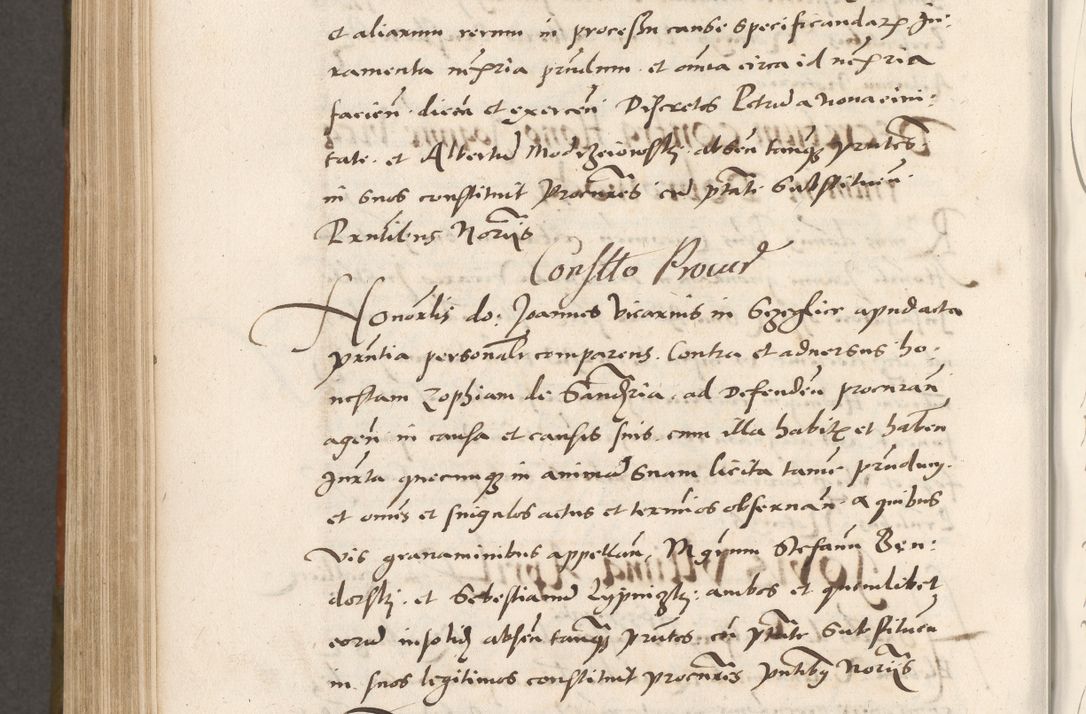 Zdjęcie nr 793 dla obiektu archiwalnego: Volumen unicum actorum episcopalium R. D. Andreae Zebrzydowski, episcopi Cracoviensis ducis Severiae ab a. D. 1551 usque ad annum 1560 mensem majum inclusive, quorum index ad finem praesentis voluminis adnotatus.