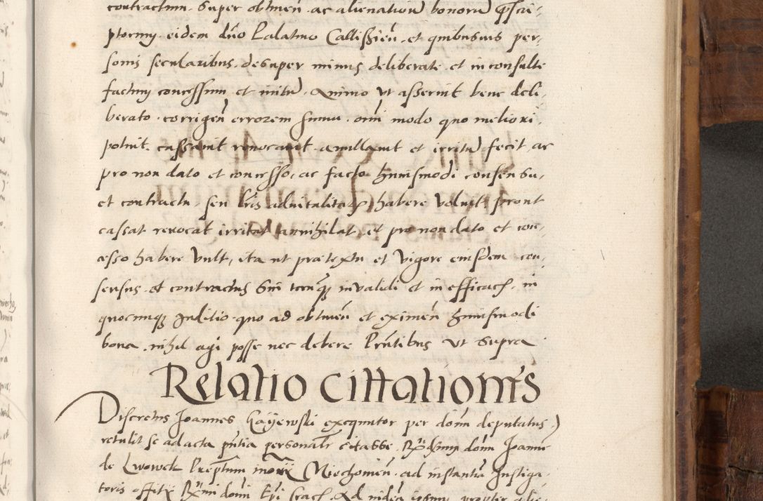 Zdjęcie nr 786 dla obiektu archiwalnego: Volumen unicum actorum episcopalium R. D. Andreae Zebrzydowski, episcopi Cracoviensis ducis Severiae ab a. D. 1551 usque ad annum 1560 mensem majum inclusive, quorum index ad finem praesentis voluminis adnotatus.