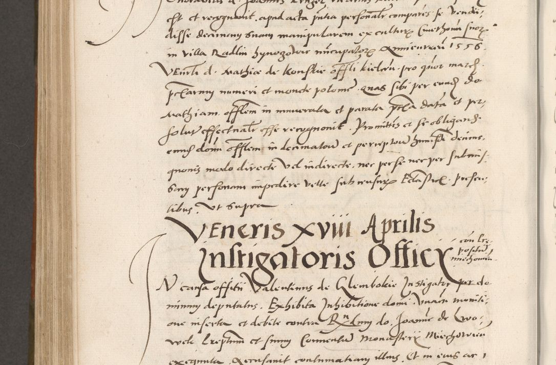 Zdjęcie nr 783 dla obiektu archiwalnego: Volumen unicum actorum episcopalium R. D. Andreae Zebrzydowski, episcopi Cracoviensis ducis Severiae ab a. D. 1551 usque ad annum 1560 mensem majum inclusive, quorum index ad finem praesentis voluminis adnotatus.
