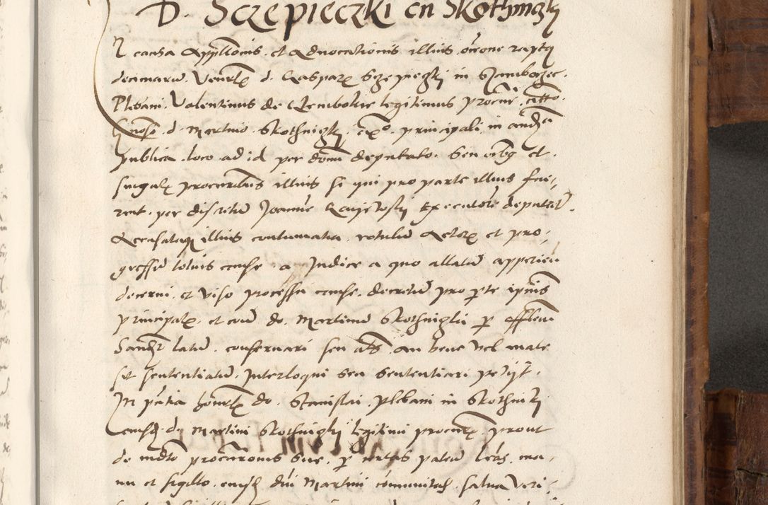 Zdjęcie nr 780 dla obiektu archiwalnego: Volumen unicum actorum episcopalium R. D. Andreae Zebrzydowski, episcopi Cracoviensis ducis Severiae ab a. D. 1551 usque ad annum 1560 mensem majum inclusive, quorum index ad finem praesentis voluminis adnotatus.
