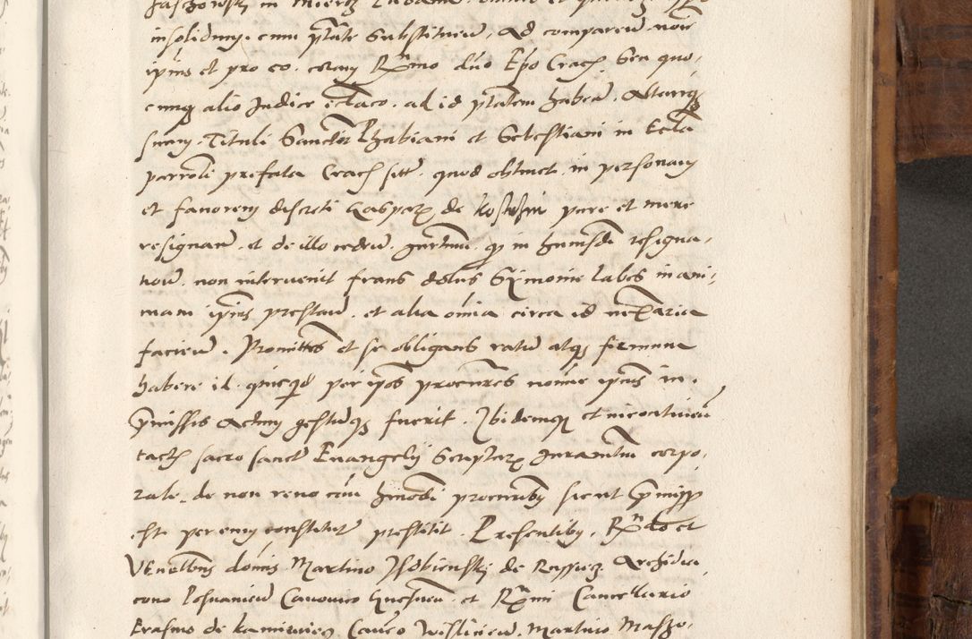 Zdjęcie nr 778 dla obiektu archiwalnego: Volumen unicum actorum episcopalium R. D. Andreae Zebrzydowski, episcopi Cracoviensis ducis Severiae ab a. D. 1551 usque ad annum 1560 mensem majum inclusive, quorum index ad finem praesentis voluminis adnotatus.
