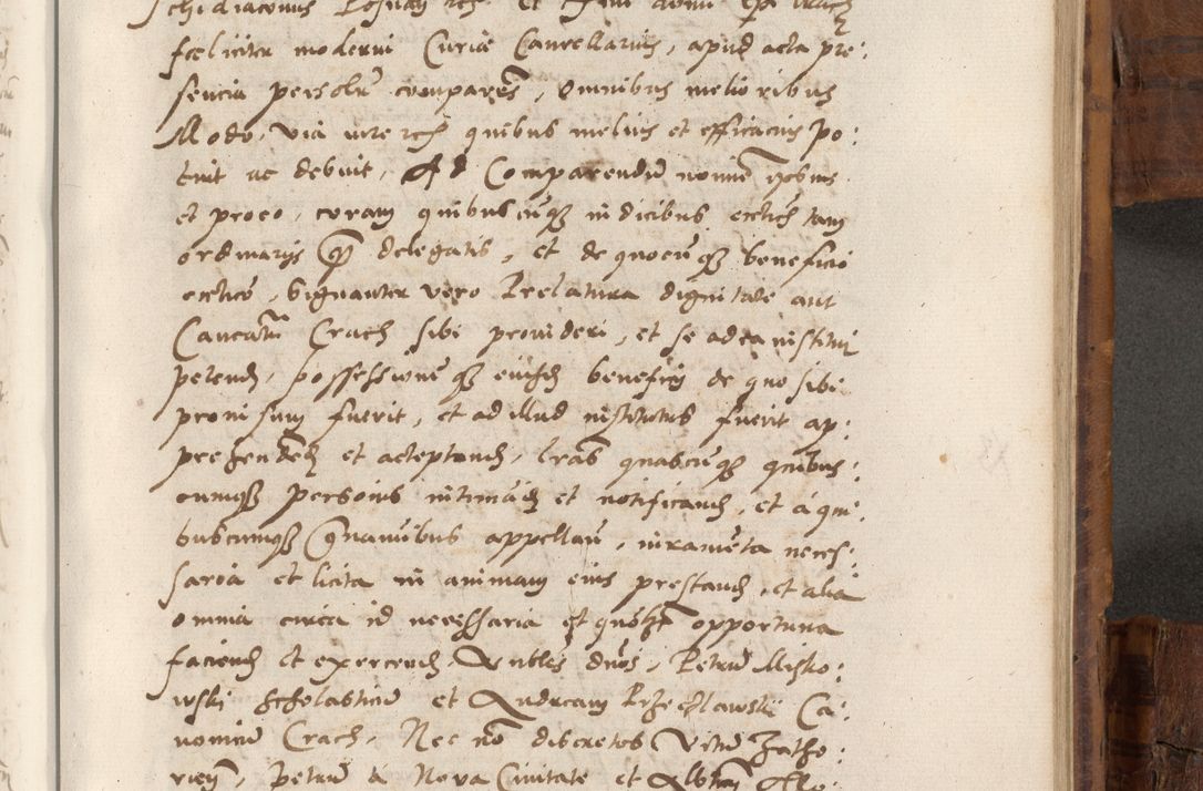 Zdjęcie nr 770 dla obiektu archiwalnego: Volumen unicum actorum episcopalium R. D. Andreae Zebrzydowski, episcopi Cracoviensis ducis Severiae ab a. D. 1551 usque ad annum 1560 mensem majum inclusive, quorum index ad finem praesentis voluminis adnotatus.