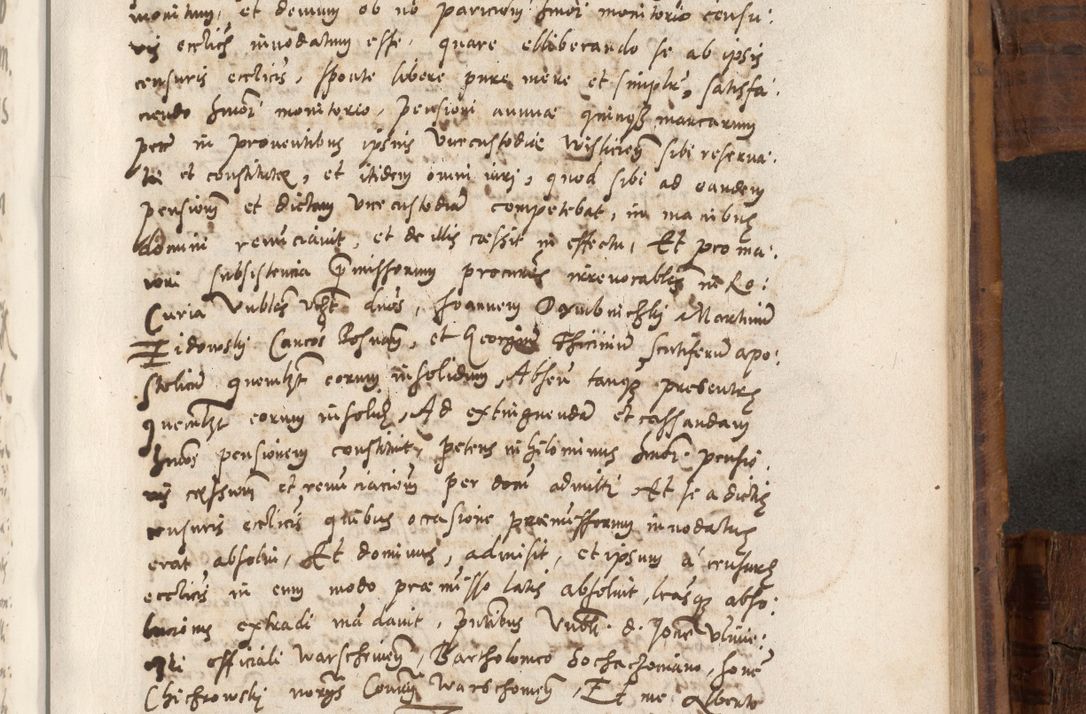 Zdjęcie nr 764 dla obiektu archiwalnego: Volumen unicum actorum episcopalium R. D. Andreae Zebrzydowski, episcopi Cracoviensis ducis Severiae ab a. D. 1551 usque ad annum 1560 mensem majum inclusive, quorum index ad finem praesentis voluminis adnotatus.