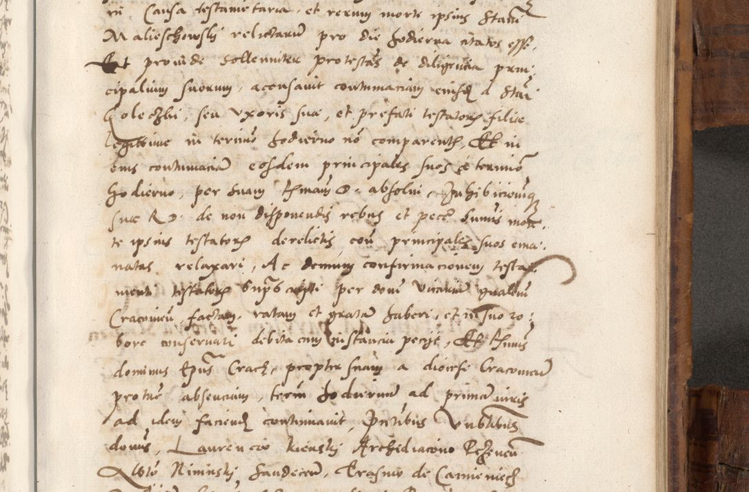 Zdjęcie nr 766 dla obiektu archiwalnego: Volumen unicum actorum episcopalium R. D. Andreae Zebrzydowski, episcopi Cracoviensis ducis Severiae ab a. D. 1551 usque ad annum 1560 mensem majum inclusive, quorum index ad finem praesentis voluminis adnotatus.