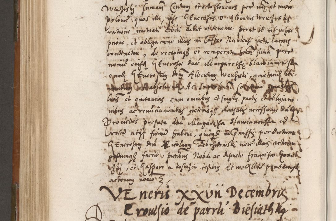 Zdjęcie nr 761 dla obiektu archiwalnego: Volumen unicum actorum episcopalium R. D. Andreae Zebrzydowski, episcopi Cracoviensis ducis Severiae ab a. D. 1551 usque ad annum 1560 mensem majum inclusive, quorum index ad finem praesentis voluminis adnotatus.