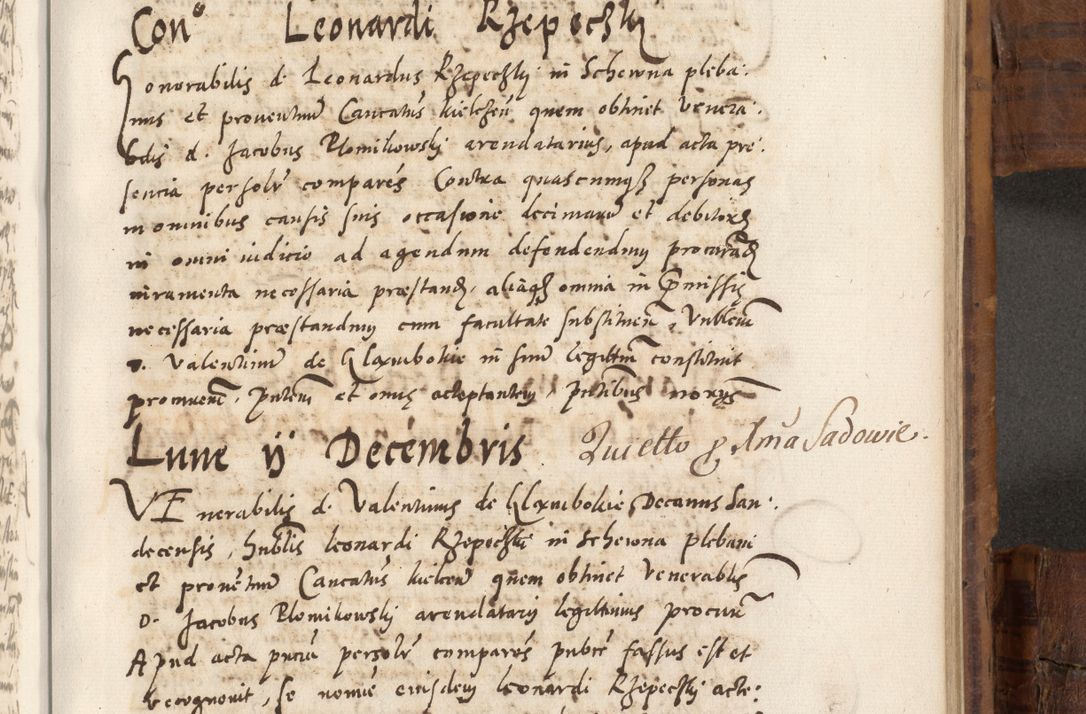 Zdjęcie nr 756 dla obiektu archiwalnego: Volumen unicum actorum episcopalium R. D. Andreae Zebrzydowski, episcopi Cracoviensis ducis Severiae ab a. D. 1551 usque ad annum 1560 mensem majum inclusive, quorum index ad finem praesentis voluminis adnotatus.