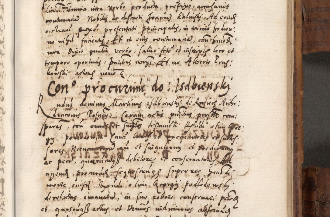 Zdjęcie nr 752 dla obiektu archiwalnego: Volumen unicum actorum episcopalium R. D. Andreae Zebrzydowski, episcopi Cracoviensis ducis Severiae ab a. D. 1551 usque ad annum 1560 mensem majum inclusive, quorum index ad finem praesentis voluminis adnotatus.