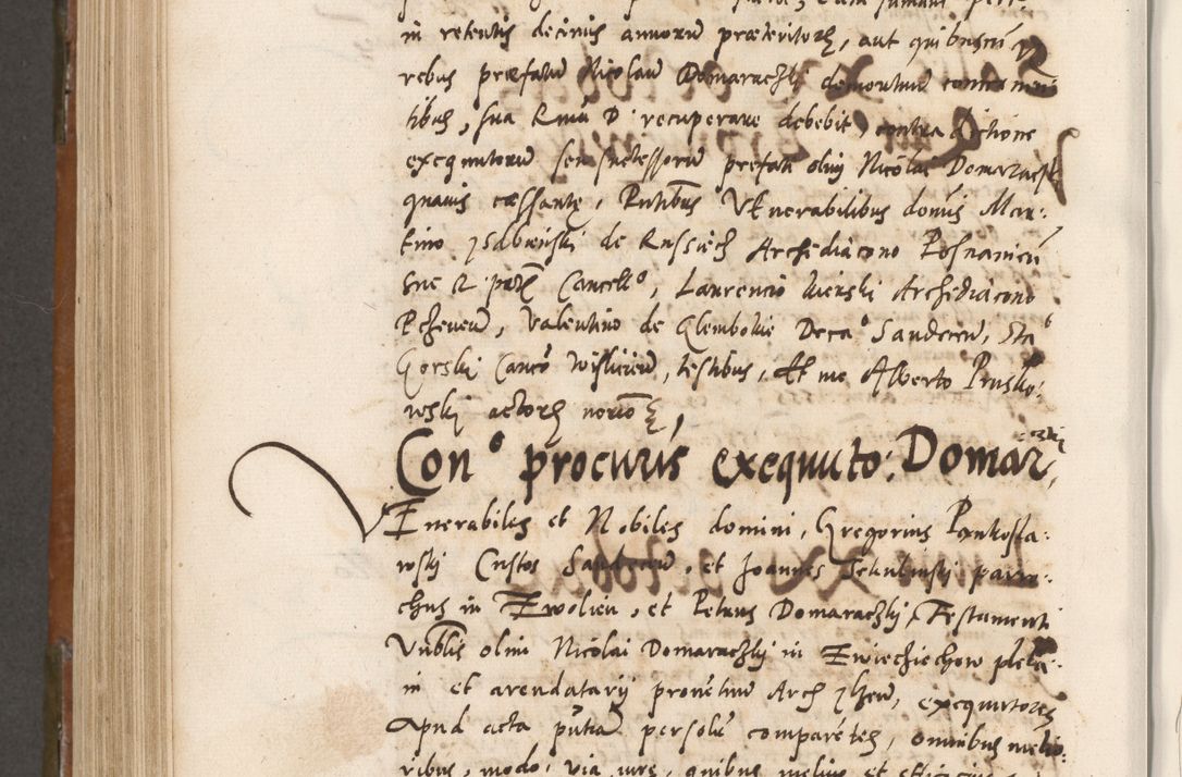 Zdjęcie nr 749 dla obiektu archiwalnego: Volumen unicum actorum episcopalium R. D. Andreae Zebrzydowski, episcopi Cracoviensis ducis Severiae ab a. D. 1551 usque ad annum 1560 mensem majum inclusive, quorum index ad finem praesentis voluminis adnotatus.