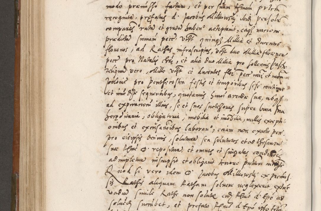 Zdjęcie nr 745 dla obiektu archiwalnego: Volumen unicum actorum episcopalium R. D. Andreae Zebrzydowski, episcopi Cracoviensis ducis Severiae ab a. D. 1551 usque ad annum 1560 mensem majum inclusive, quorum index ad finem praesentis voluminis adnotatus.