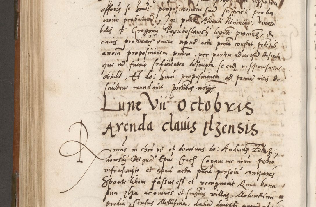 Zdjęcie nr 743 dla obiektu archiwalnego: Volumen unicum actorum episcopalium R. D. Andreae Zebrzydowski, episcopi Cracoviensis ducis Severiae ab a. D. 1551 usque ad annum 1560 mensem majum inclusive, quorum index ad finem praesentis voluminis adnotatus.