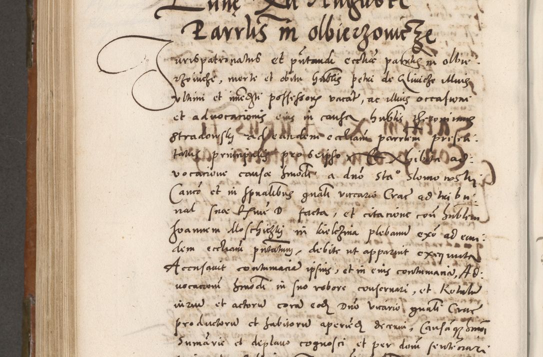 Zdjęcie nr 739 dla obiektu archiwalnego: Volumen unicum actorum episcopalium R. D. Andreae Zebrzydowski, episcopi Cracoviensis ducis Severiae ab a. D. 1551 usque ad annum 1560 mensem majum inclusive, quorum index ad finem praesentis voluminis adnotatus.