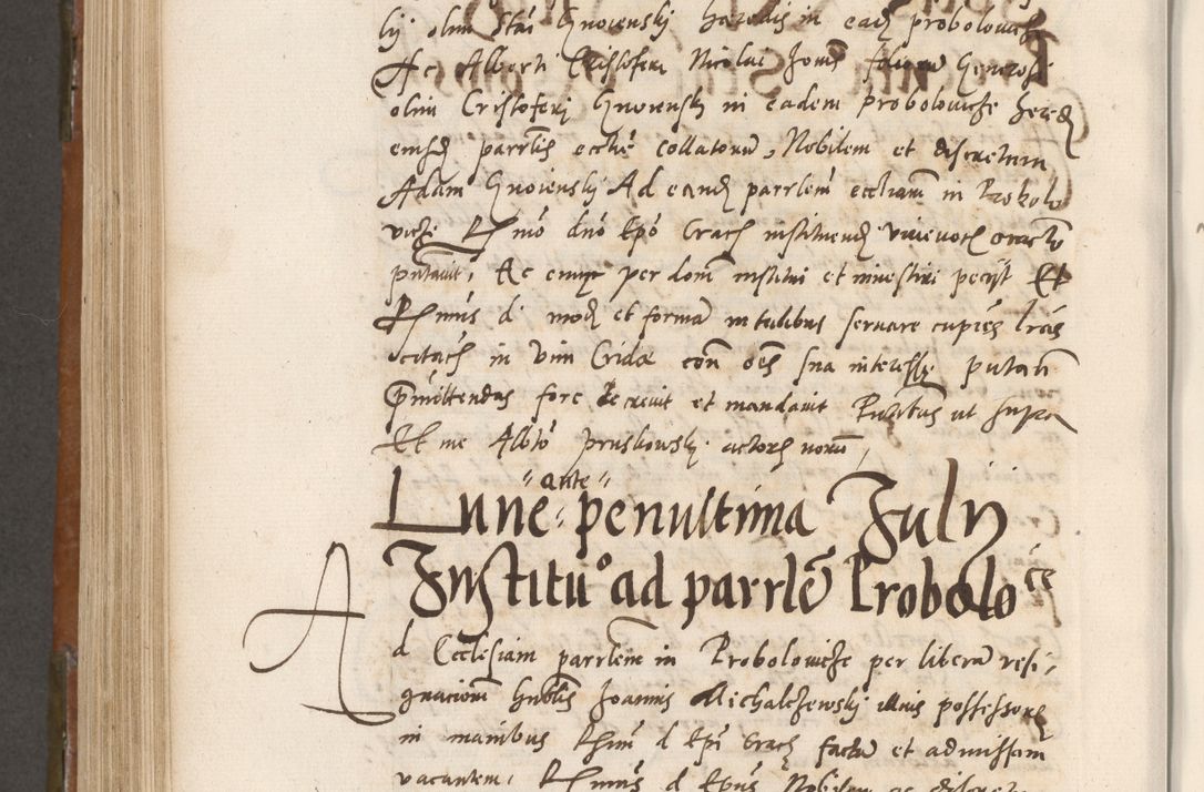 Zdjęcie nr 733 dla obiektu archiwalnego: Volumen unicum actorum episcopalium R. D. Andreae Zebrzydowski, episcopi Cracoviensis ducis Severiae ab a. D. 1551 usque ad annum 1560 mensem majum inclusive, quorum index ad finem praesentis voluminis adnotatus.