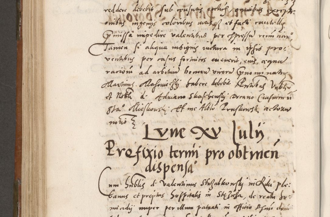 Zdjęcie nr 731 dla obiektu archiwalnego: Volumen unicum actorum episcopalium R. D. Andreae Zebrzydowski, episcopi Cracoviensis ducis Severiae ab a. D. 1551 usque ad annum 1560 mensem majum inclusive, quorum index ad finem praesentis voluminis adnotatus.