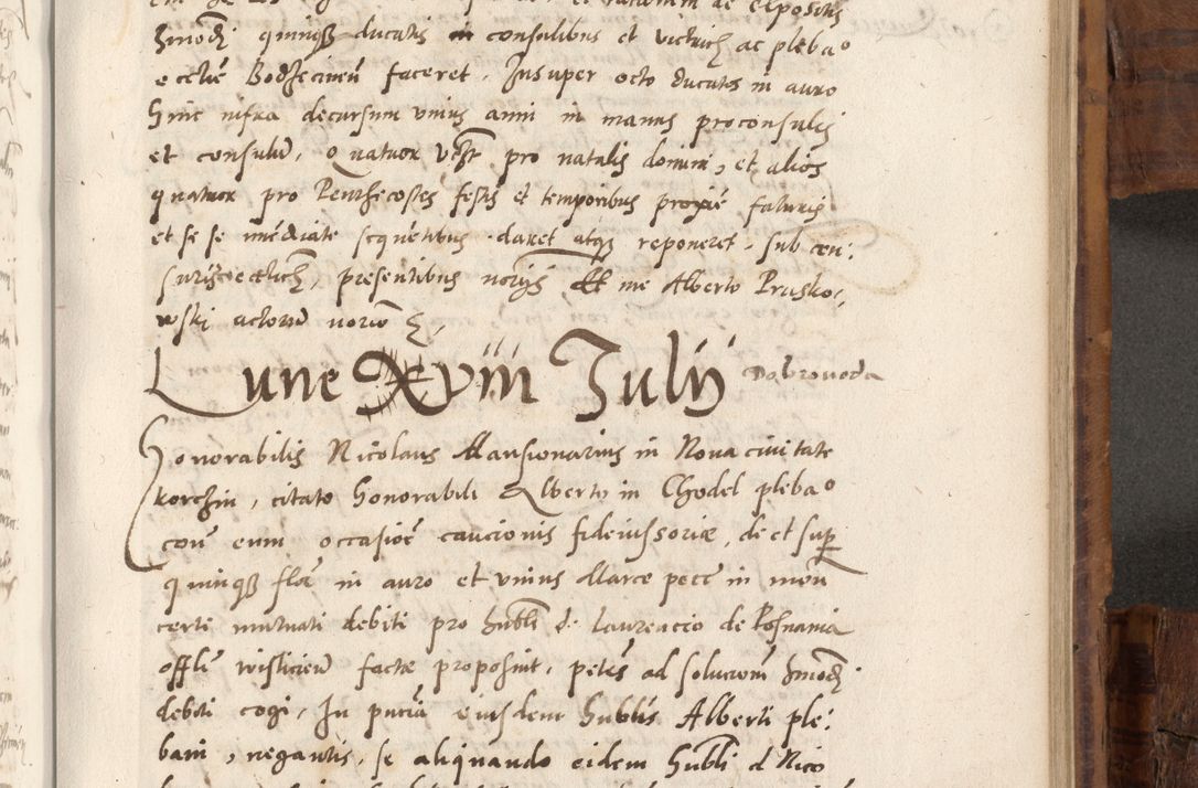 Zdjęcie nr 728 dla obiektu archiwalnego: Volumen unicum actorum episcopalium R. D. Andreae Zebrzydowski, episcopi Cracoviensis ducis Severiae ab a. D. 1551 usque ad annum 1560 mensem majum inclusive, quorum index ad finem praesentis voluminis adnotatus.