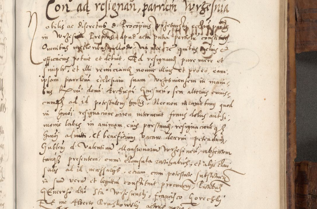 Zdjęcie nr 720 dla obiektu archiwalnego: Volumen unicum actorum episcopalium R. D. Andreae Zebrzydowski, episcopi Cracoviensis ducis Severiae ab a. D. 1551 usque ad annum 1560 mensem majum inclusive, quorum index ad finem praesentis voluminis adnotatus.